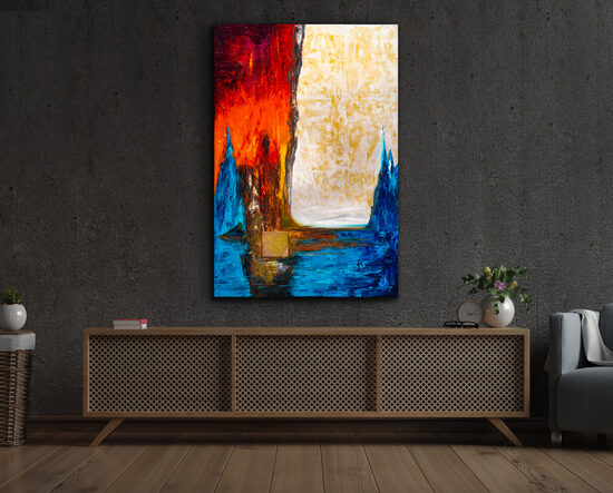 Plexikép - 120x79 cm - A makedón bárka 